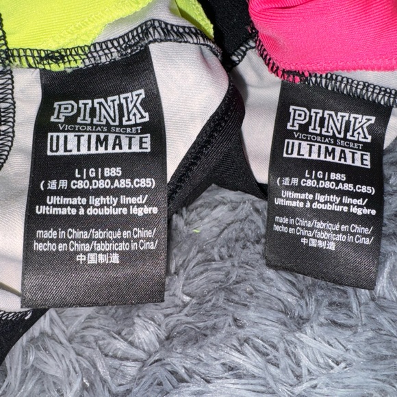 (2) PINK Sports Bras size Large - Picture 8 of 8